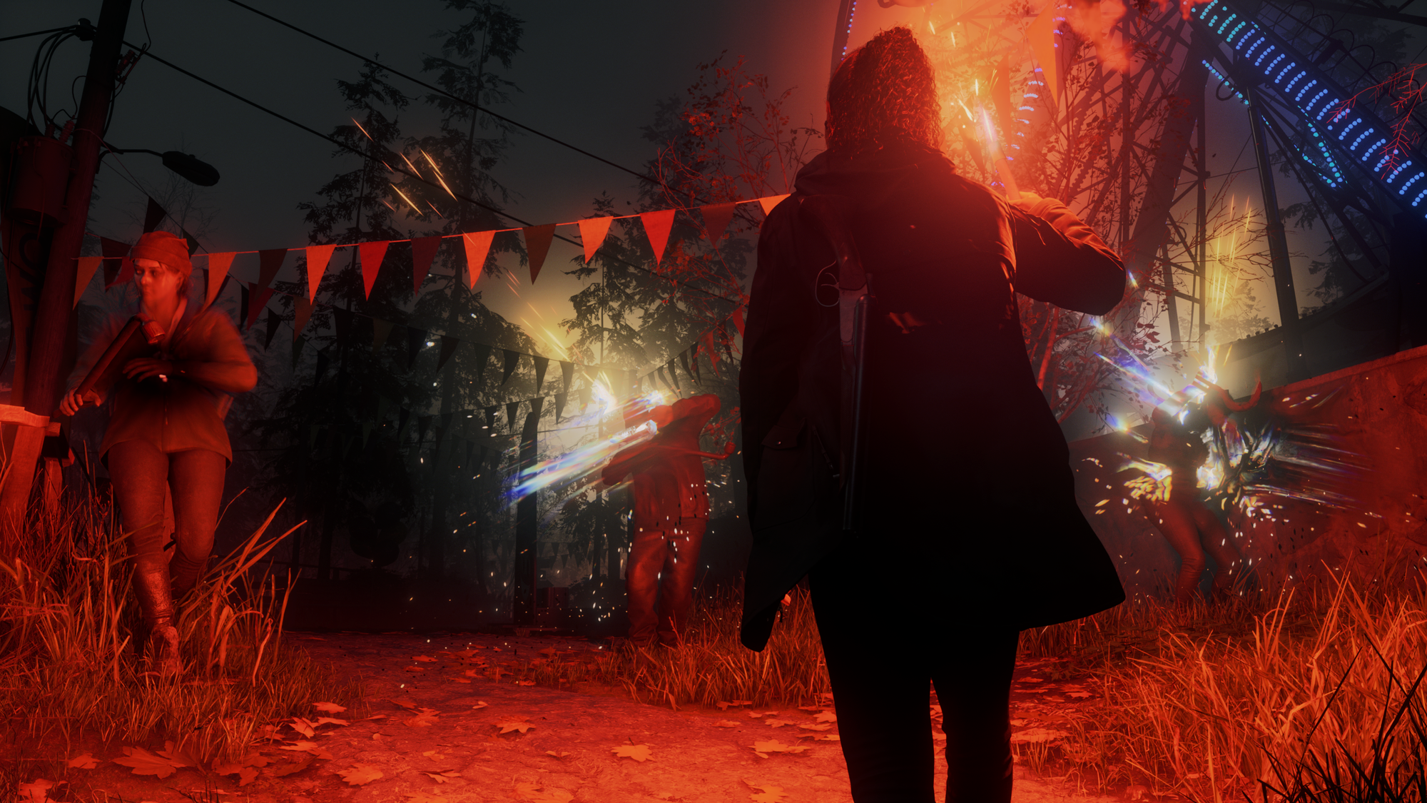 A screen shot from the video game Alan Wake 2.